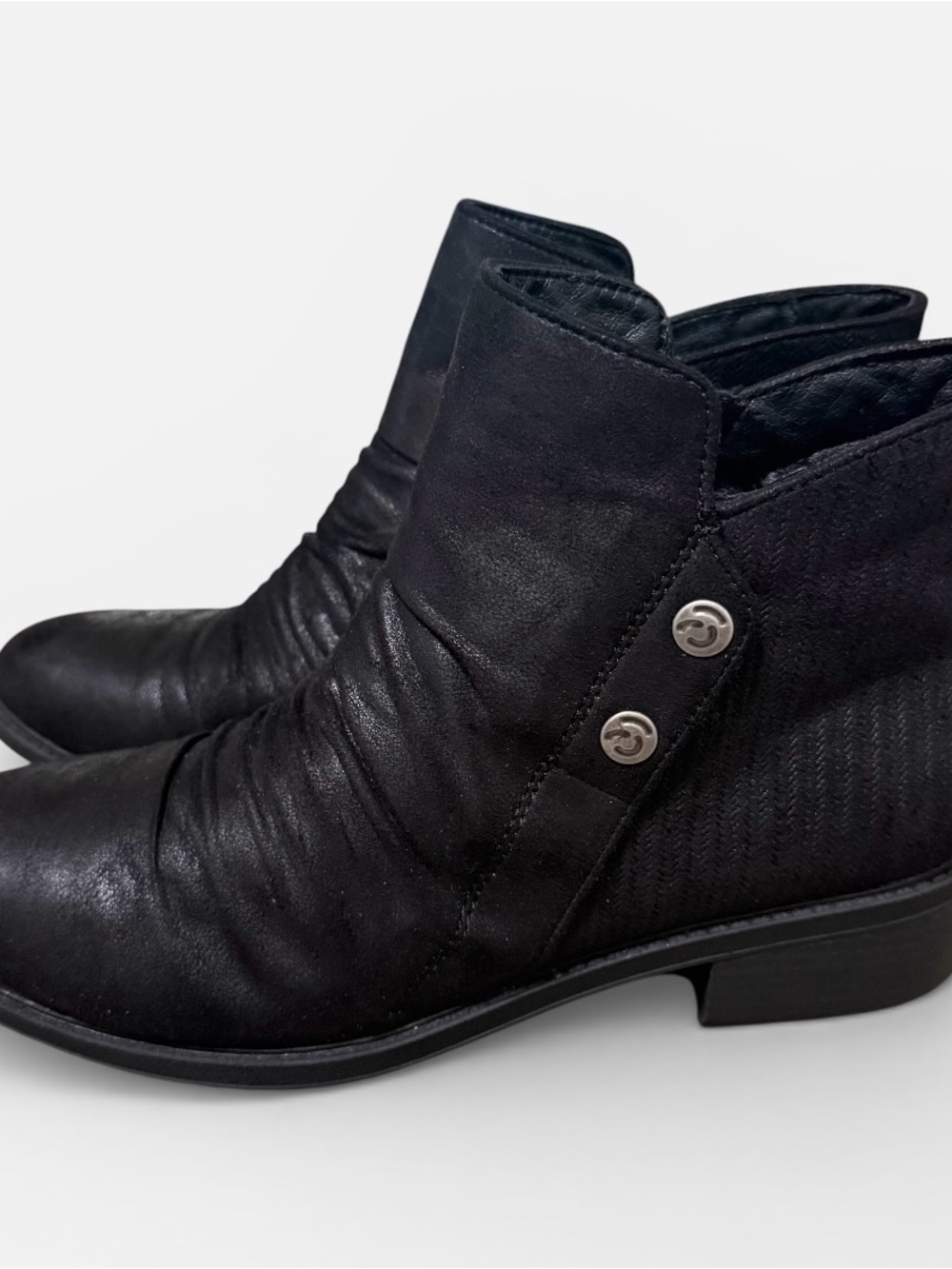 Baretraps Stevie Ankle Boots Size 11 Black Comfort Booties New NWOB